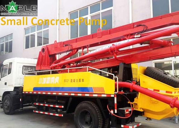 small concrete pump
