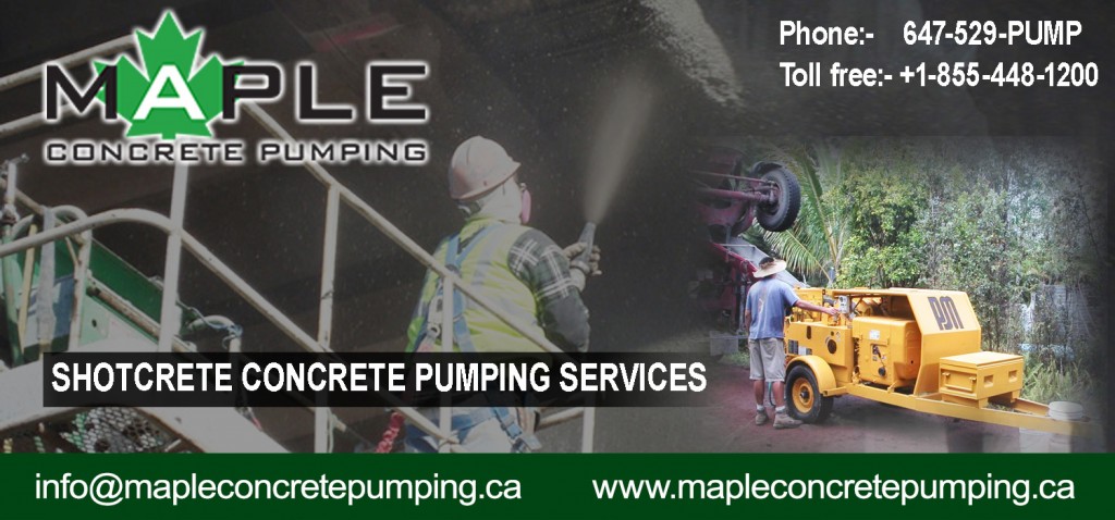 Shorcrete concrete pump