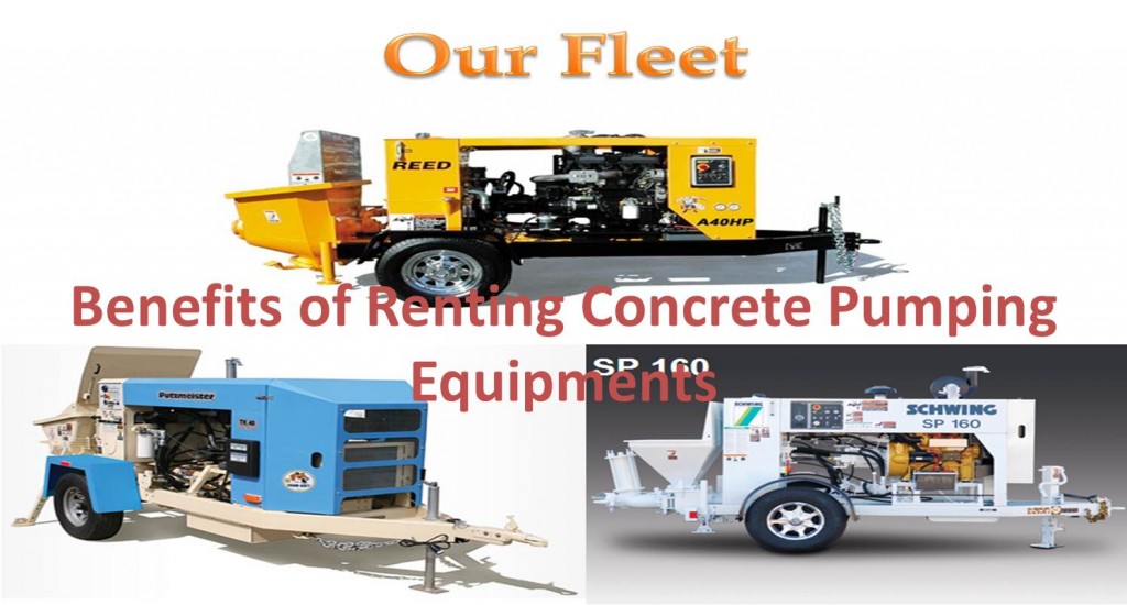 Concrete Pumping Equipments Rental