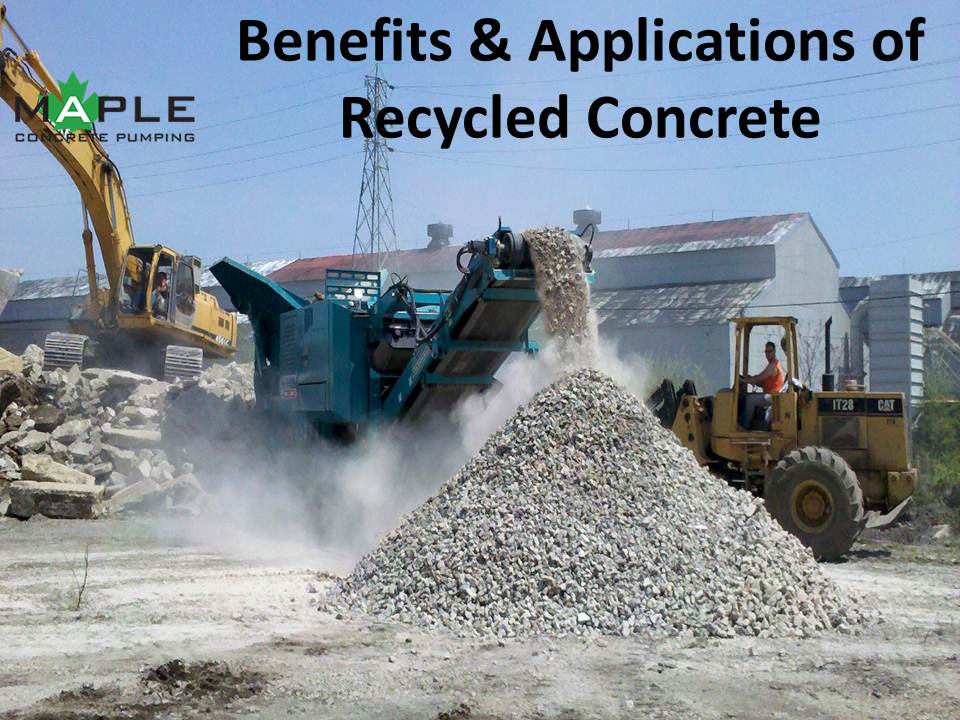 Benefits & Applications of Recycled Concrete