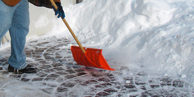 snow shovel concrete