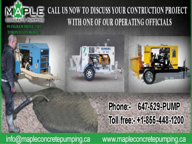 Benefits of using Concrete Pumping Equipment