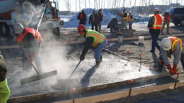 Concrete Pouring in Cold Weather