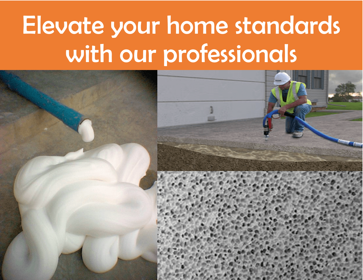 Foam Pouring Concrete Making High Performance homes With Sustainability.